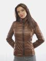 Ladies sport-elegant jacket in brown 11901/P6