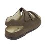 Men's brown suede leather sandals