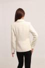 Ladies' elegant jacket in ecru color 42215-152