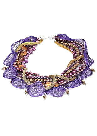 Rich Purple Colour Necklace 57 cm Dannyra Jewels