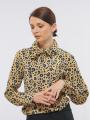 Women's blouse in mustard color 8103