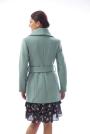 Women's casual coat in blue-green color Radeks