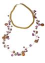 Purple Colour Necklace 82 cm Little Purple shine  Dannyra Jewels