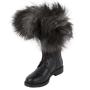 Ladies boots with fluffy collar Top113