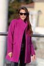 Ladies elegant coat in orchid color 12309