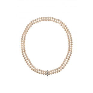 Fresh water pearl necklace 4.5-5mm R017 Swan