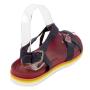 Women's purple straps leather sandals 32865