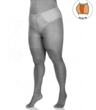 Plus size black tightening effect tights 20 DEN