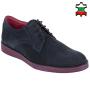 Dark blue suede leather shoes 2099navy