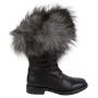 Ladies boots with fluffy collar Top113