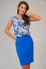 Fusta de dama in bleumarin 52304-404