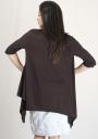 Asymmetric elegant cardigan with pockets RUMENA 