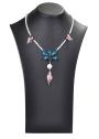 Little Olga Necklace With Real Orchid Dannyra Jewels