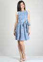 Cotton summer dress with tulle back BF RUMENA