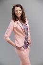 Women's fitted jacket in peach color 23199-304