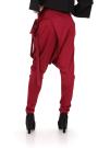 Women's deep bottom burgundy trousers Avangard