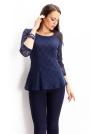 Lace tunic in blue color