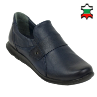 Pantofi bleumarin din piele naturală pentru femei 32432