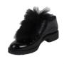 Pantofi negri cu design spectaculos pentru femei 614-03rabbit