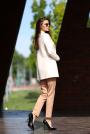 Women's Ivory Wool Coat 42115-201