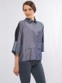 Women's blouse in gray color 8247