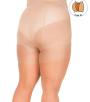 Plus size beige tightening effect tights 20 DEN model 122