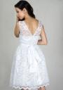 Women's white lace dress RUMENA