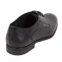 Men's black leather evening shoes 33161