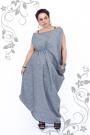 Maxi dress by linen long model Ilina fashion 