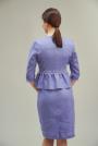 Women's linen jacket in purple color 62106-774