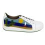 Women's white leather trainers 33047