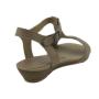 Women's casual low sandals in beige color 1424BEIGE