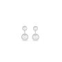 Silver Earrings with natural white pearls CA5048E Swan