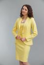 Women's yellow jacket with silver buttons 42103-300