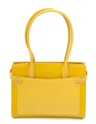 Women's yellow bag 82112