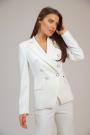 Women's double-breasted jacket in ivory 42308-102