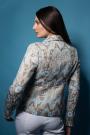 Women's llama jacket with gold thread 42101-421