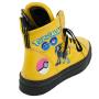 Women's shoes sport casual yellow leather with pokemons