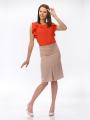 Women's skirt in powder color with bad 52001-701