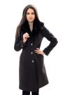 Ladies long dark brown coat Radek's Collection