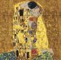 Scarf picture "Kiss" by Gustav Klimt 1850