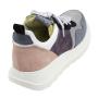 Women's multi-colored sneakers with a high platform 214GREYPINK