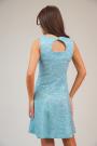 Women's light blue floral lace dress 72217-574