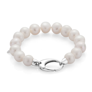 Bracelate with fresh water white pearls R1010BW Swan