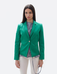 Women's jacket in dark green 41810/501