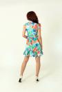 Women's Elegant Short Floral Dress 72335-314