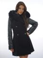 Ladies' Sport Elegant Black Jacket with Natural Lapel 11902L-3-P1-3