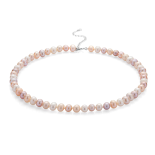 Fresh water pearls necklace 7.5-8mm R04378NR Swan