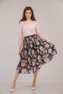 Women's skirt with autumn motifs salt fabric 52112-910