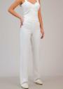 Women's tailored ivory trousers 62118-102